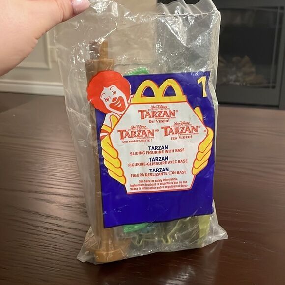 Lot of 4 Walt Disney Tarzan on Video McDonalds Happy Meal Toys NWT Sealed in Pkg - Picture 4 of 9